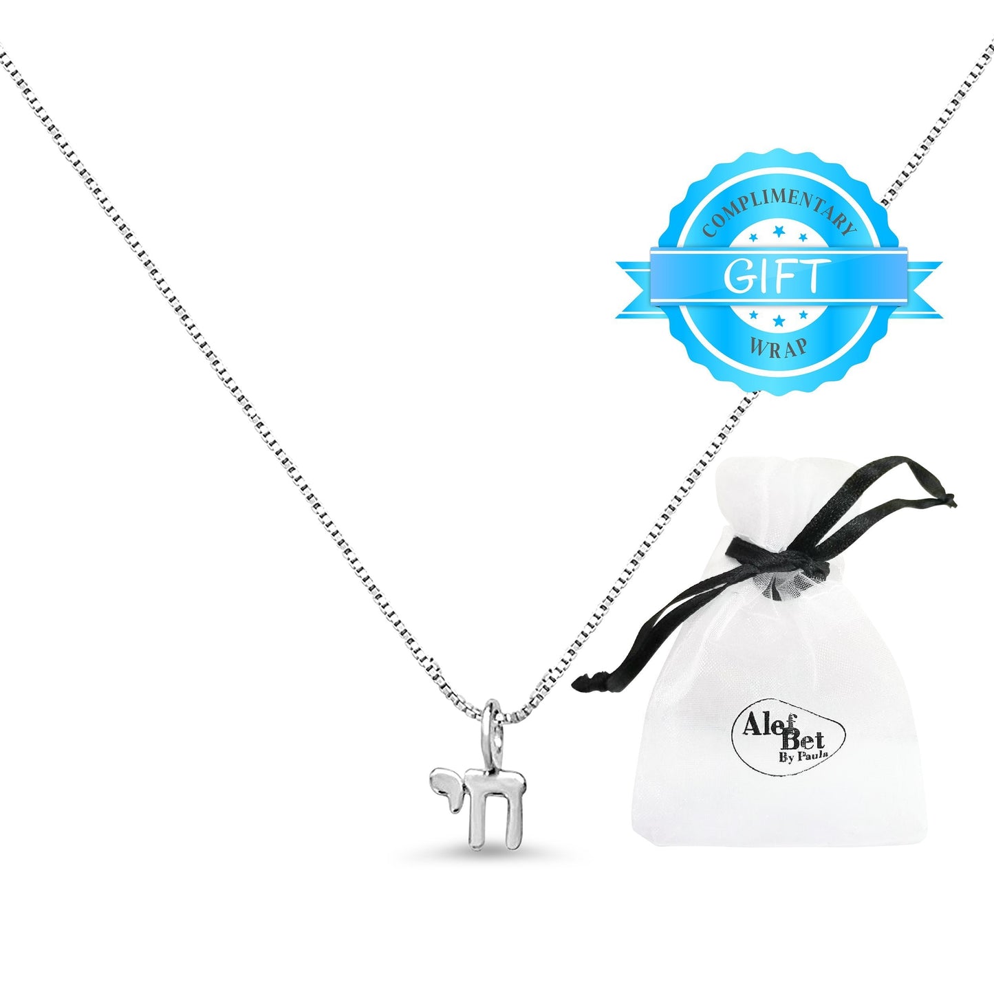 Mini Chai Necklace in Silver