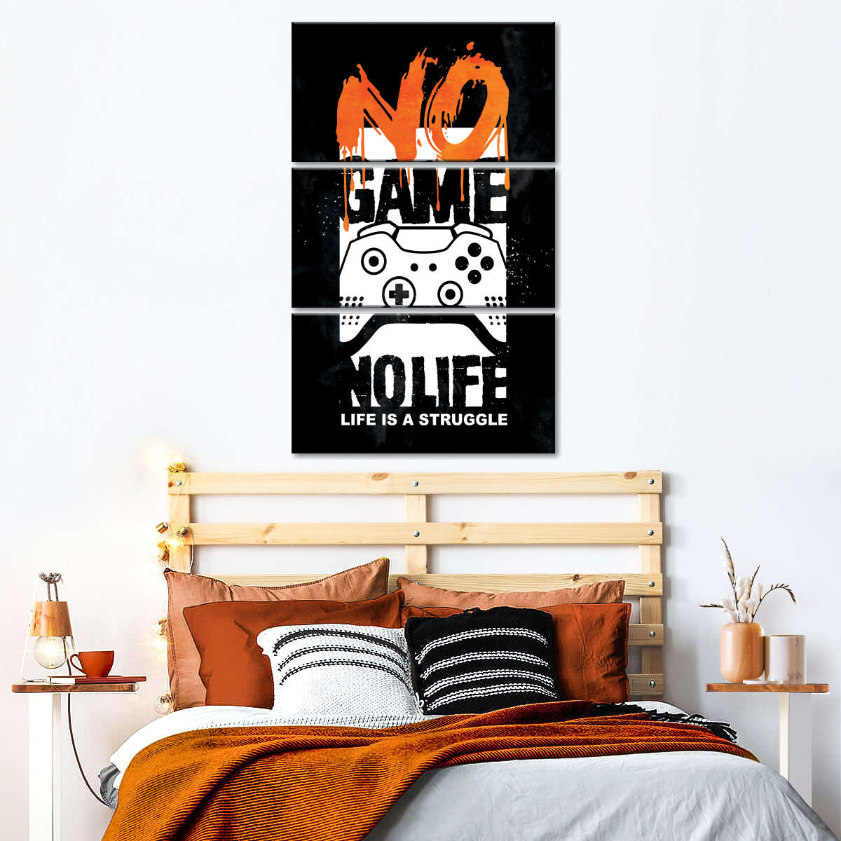 Kein Spiel kein Leben Wandkunst