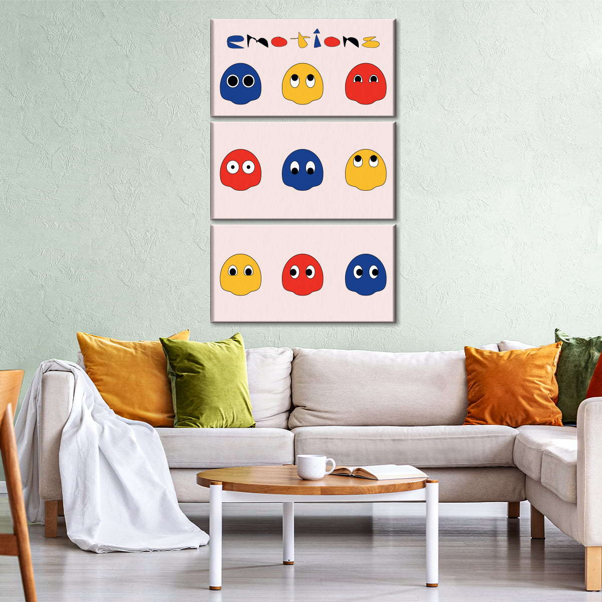 پیک مین بھوت وال آرٹ