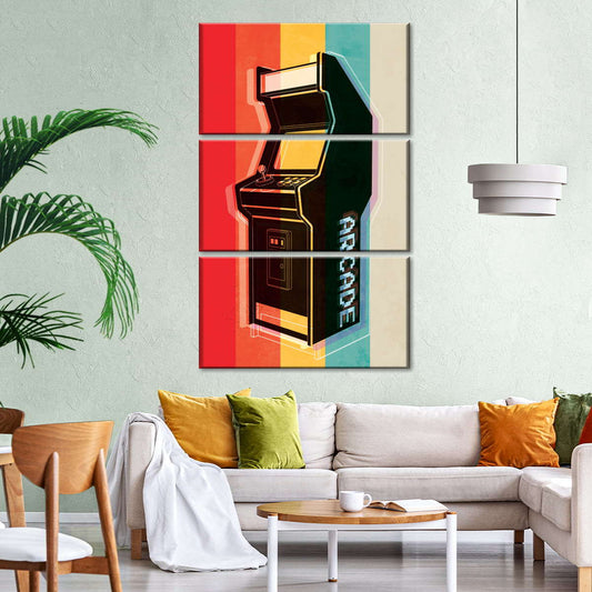 Retro Arcade Wandkunst