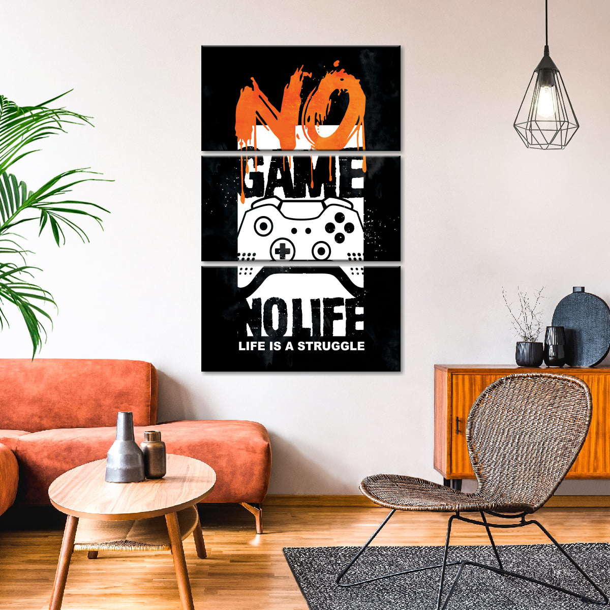 Kein Spiel kein Leben Wandkunst