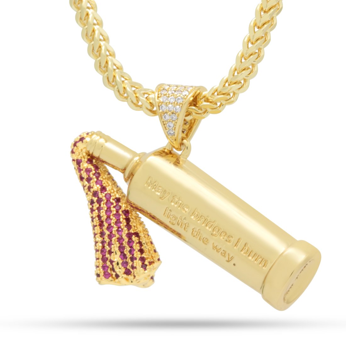 Molotov Cocktail Necklace