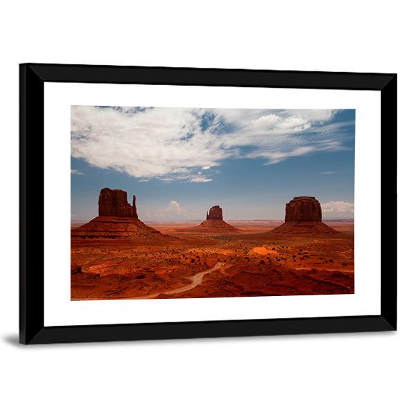 Monument Valley Utah Canvas Wall Art-3 Horizontal-Gallery Wrap-25" x 16"-Tiaracle