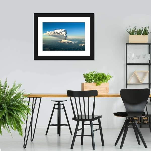 Mount Etna Eruption Canvas Wall Art-3 Horizontal-Gallery Wrap-25" x 16"-Tiaracle