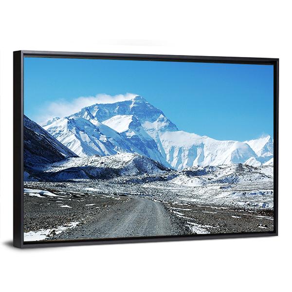 Mount Everest North Col Canvas Wall Art-3 Horizontal-Gallery Wrap-25" x 16"-Tiaracle