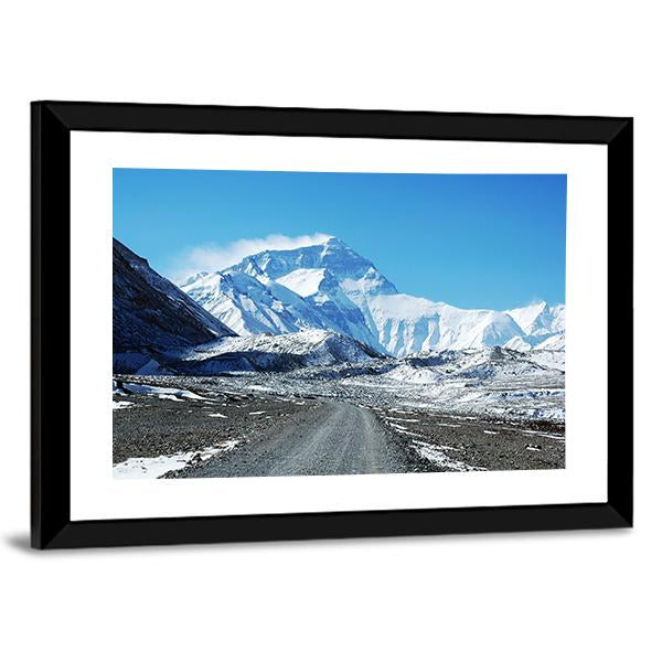 Mount Everest North Col Canvas Wall Art-3 Horizontal-Gallery Wrap-25" x 16"-Tiaracle