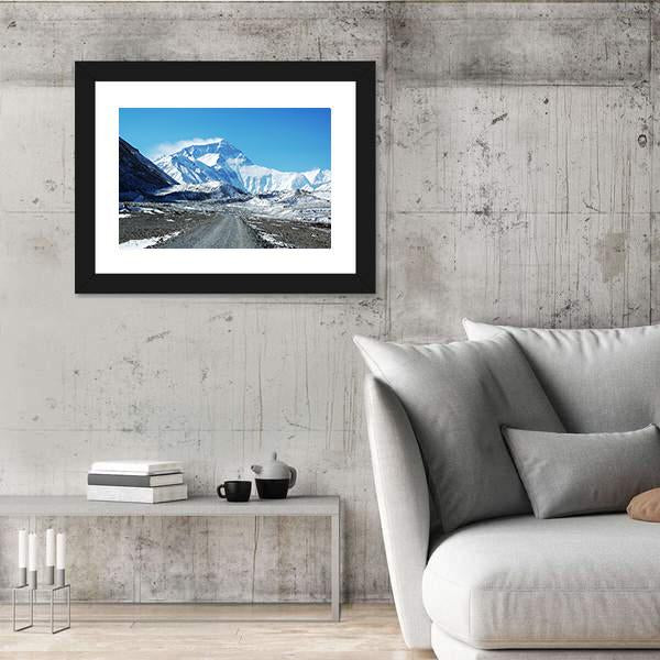 Mount Everest North Col Canvas Wall Art-3 Horizontal-Gallery Wrap-25" x 16"-Tiaracle