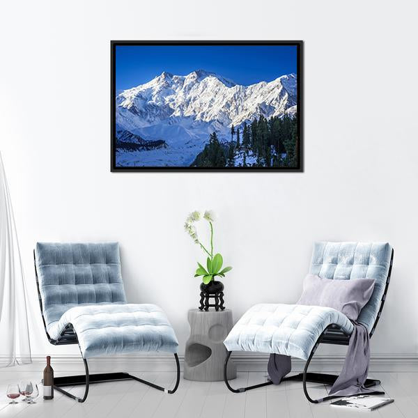 Mountain Peak Pakistan Canvas Wall Art-3 Horizontal-Gallery Wrap-25" x 16"-Tiaracle