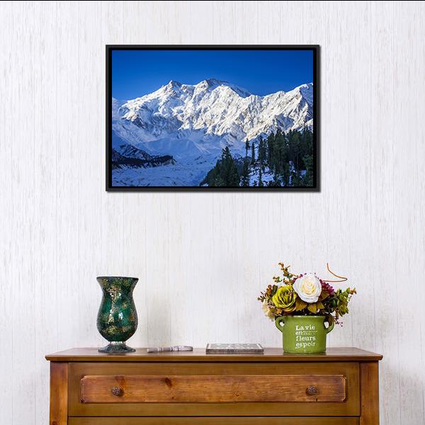 Mountain Peak Pakistan Canvas Wall Art-3 Horizontal-Gallery Wrap-25" x 16"-Tiaracle