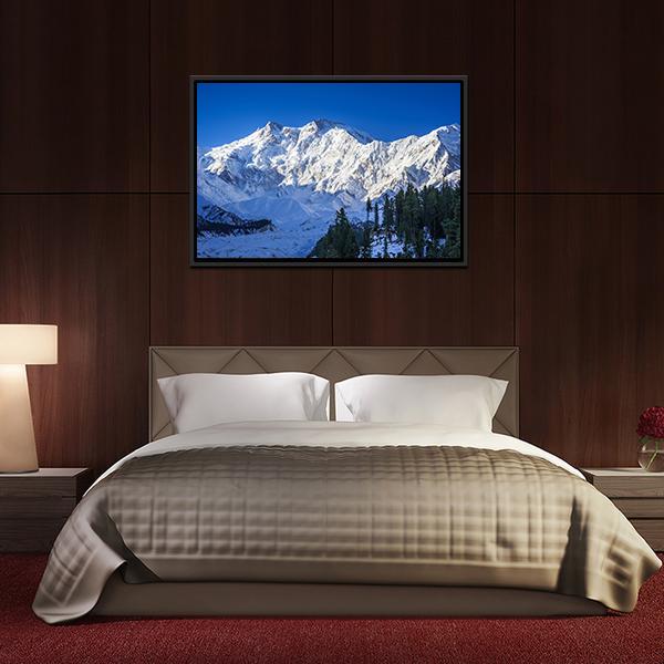 Mountain Peak Pakistan Canvas Wall Art-3 Horizontal-Gallery Wrap-25" x 16"-Tiaracle