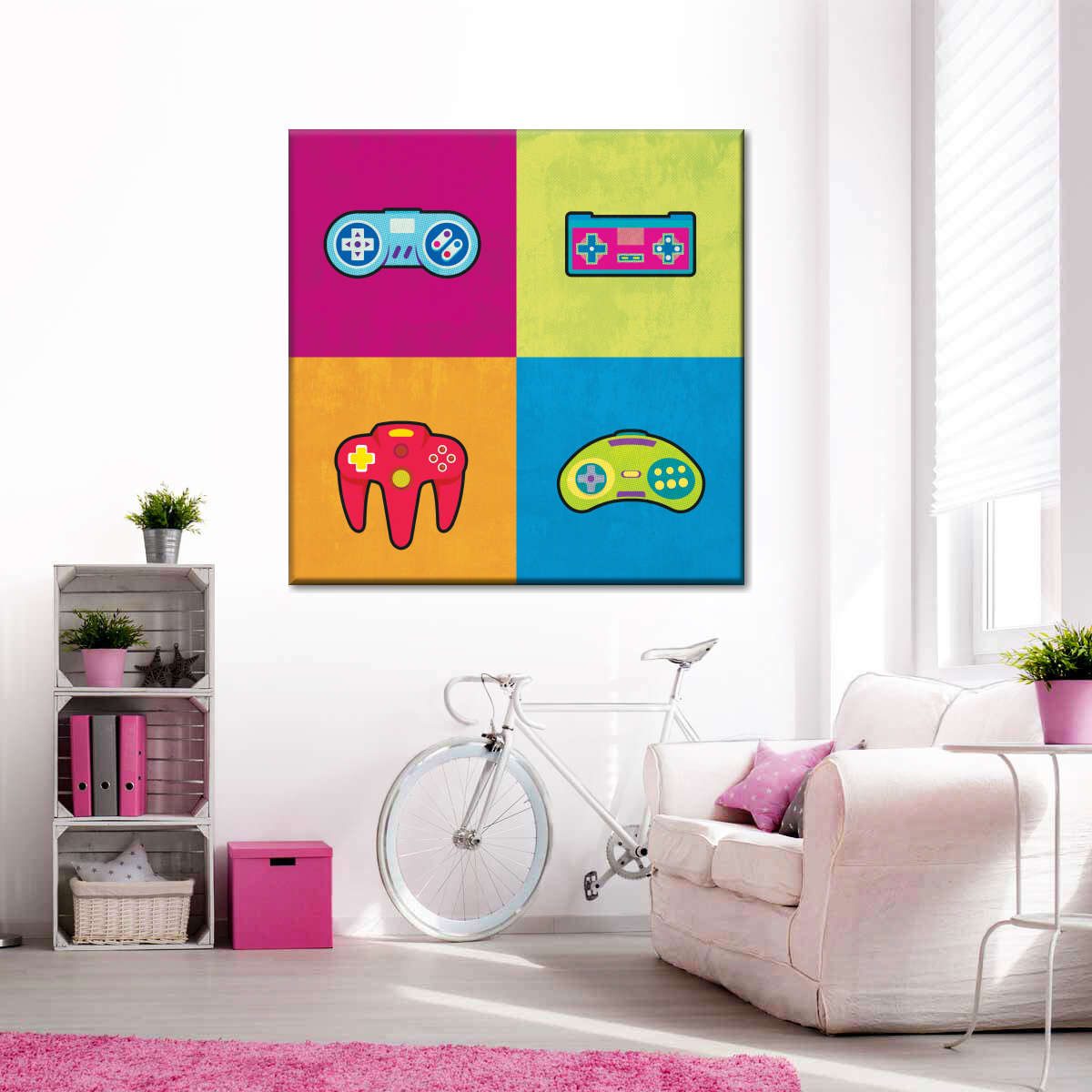 Popstil -Controller Wandkunst