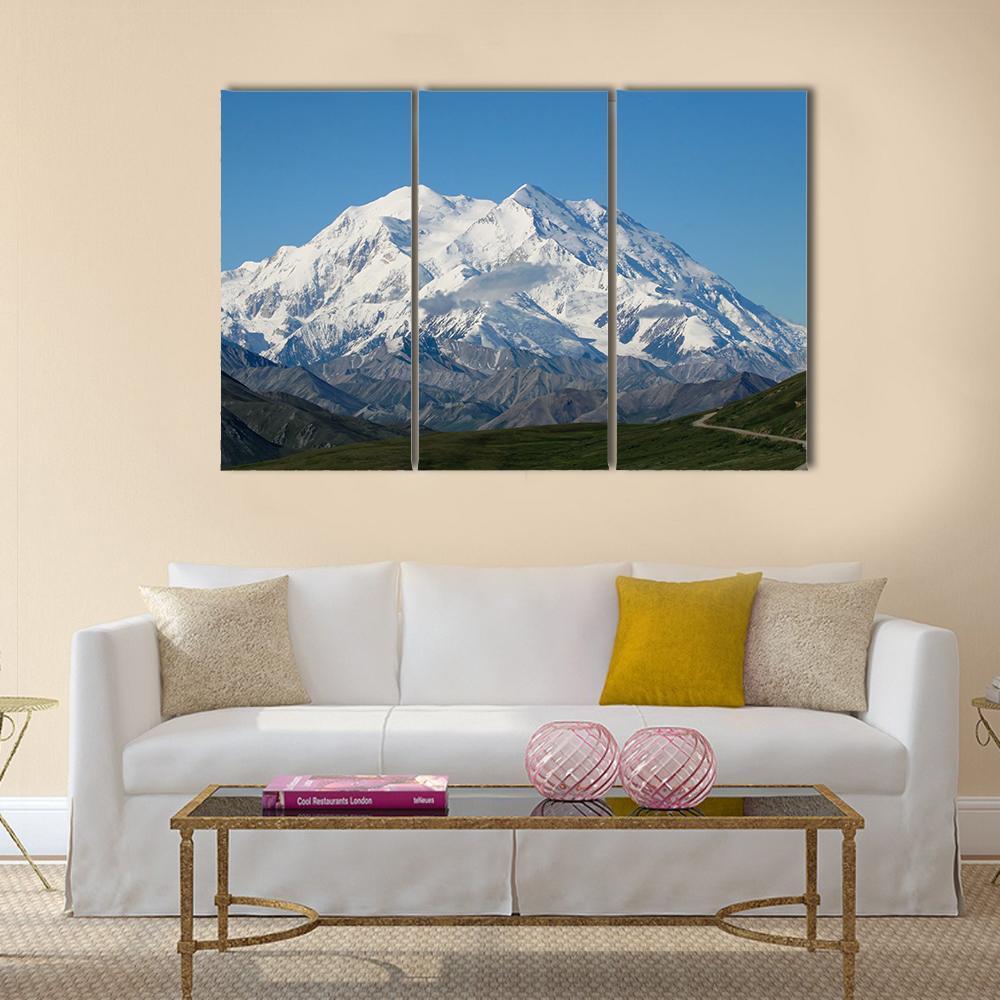 Mt McKinley Canvas Wall Art-3 Horizontal-Gallery Wrap-37" x 24"-Tiaracle