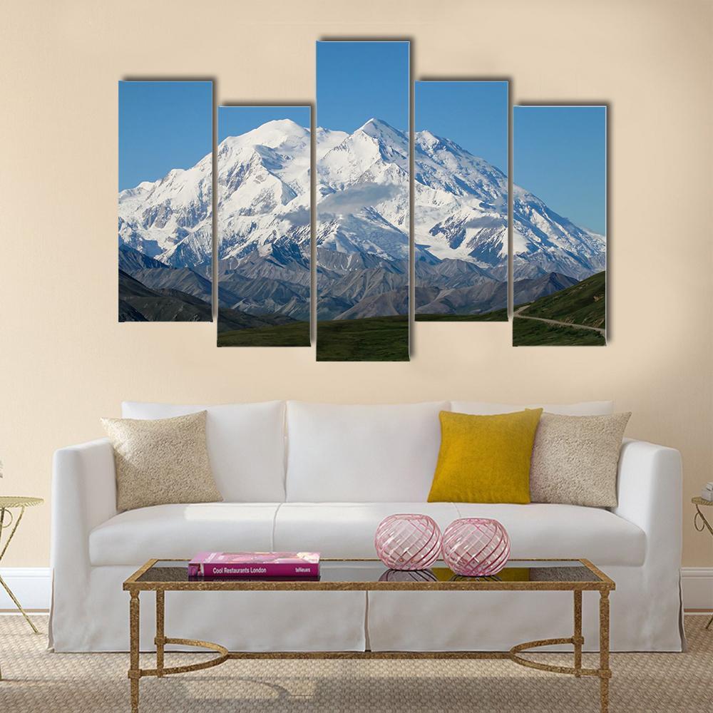 Mt McKinley Canvas Wall Art-5 Pop-Gallery Wrap-47" x 32"-Tiaracle