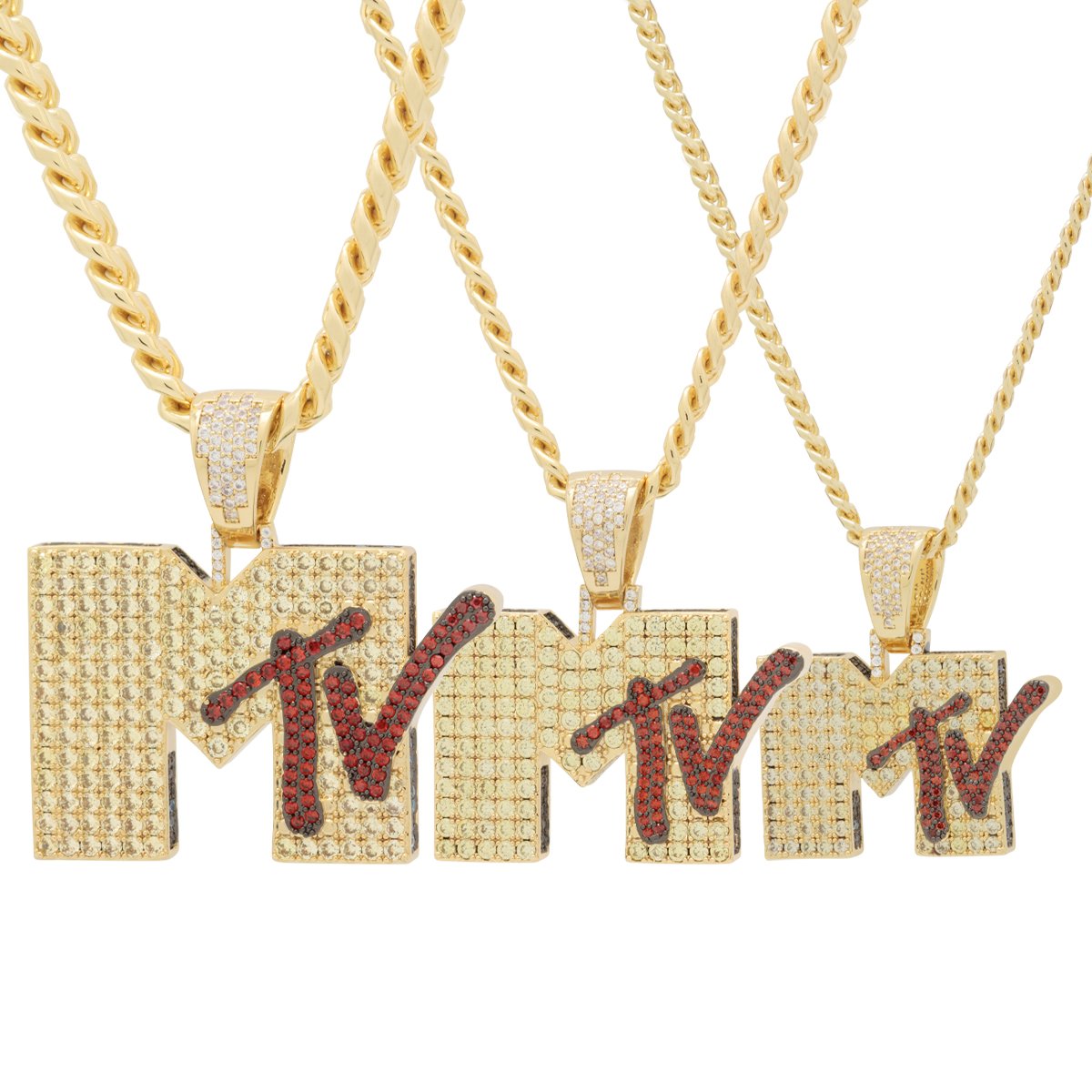 MTV x King Ice - Logo-Halskette