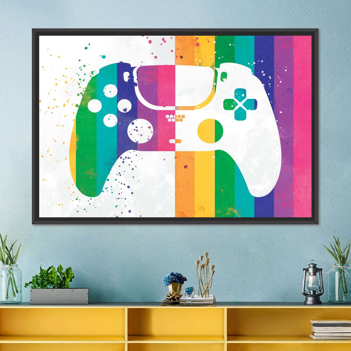 رینبو اسپلٹر کنٹرولر وال آرٹ