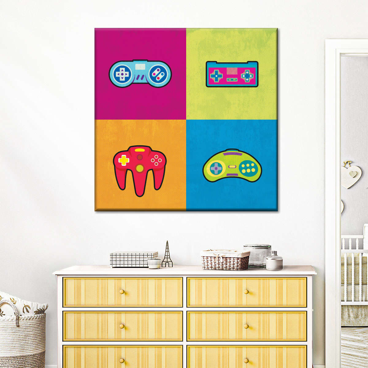 Popstil -Controller Wandkunst