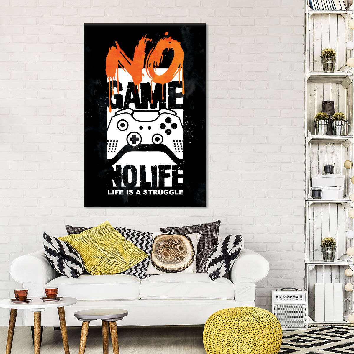 Kein Spiel kein Leben Wandkunst