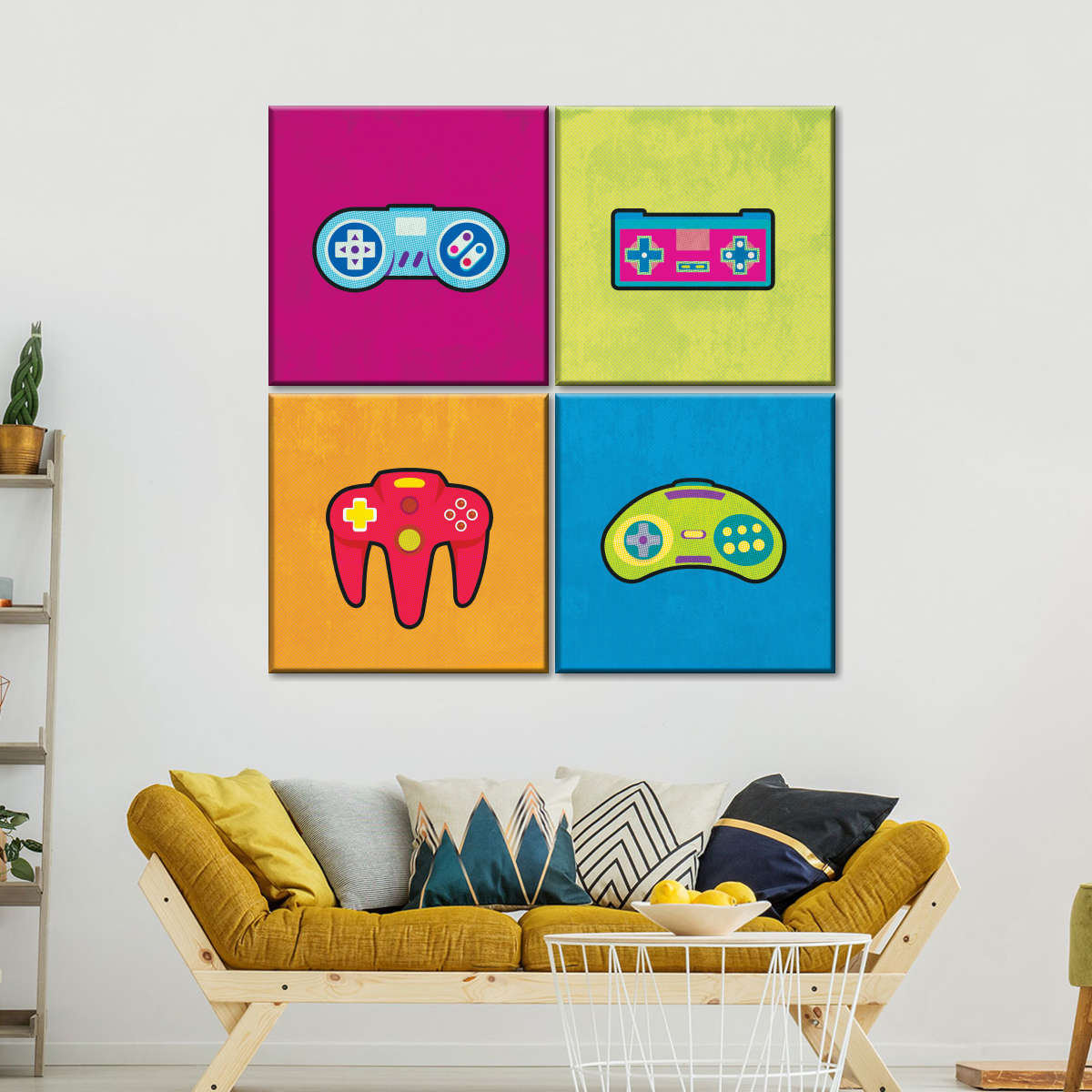 Popstil -Controller Wandkunst