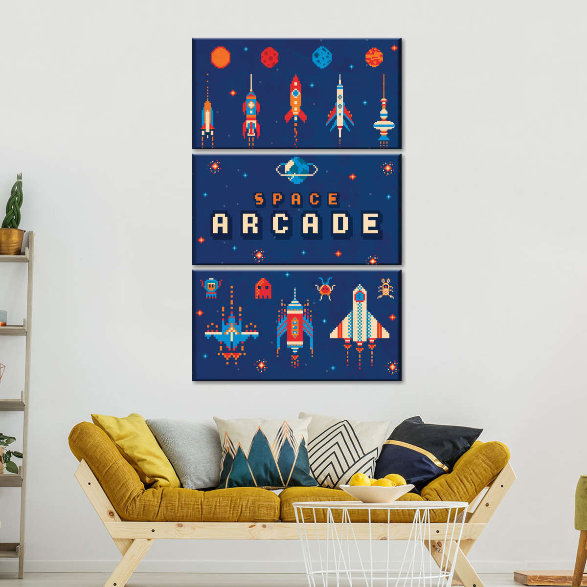 Raum Arcade Wandkunst