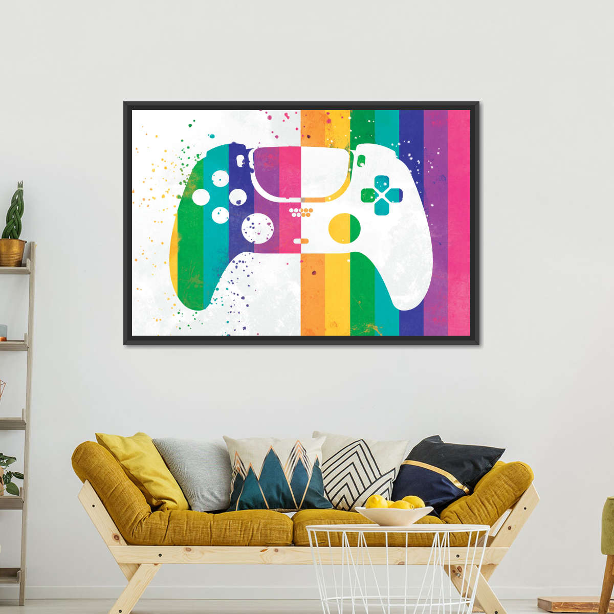 رینبو اسپلٹر کنٹرولر وال آرٹ