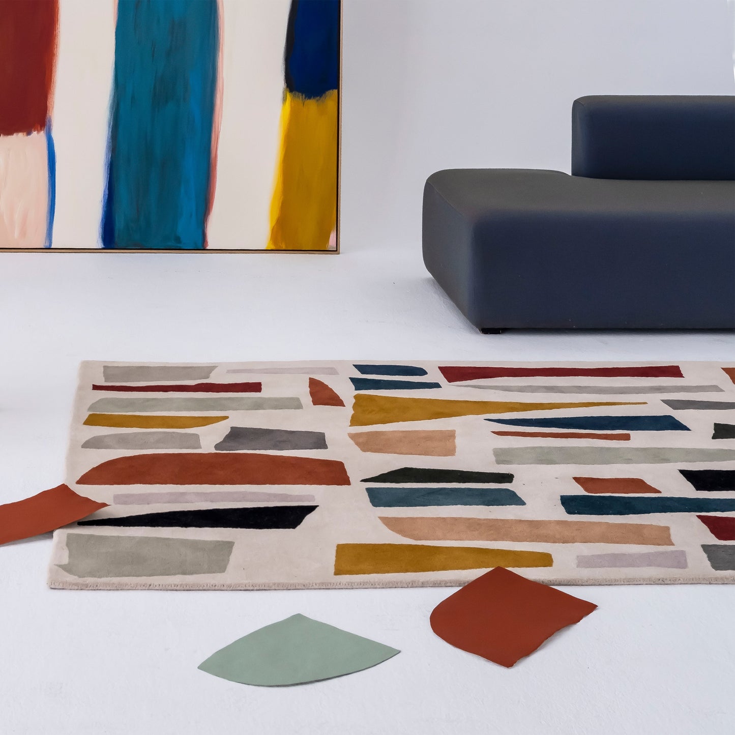 Tones Tufted Pieces Rug