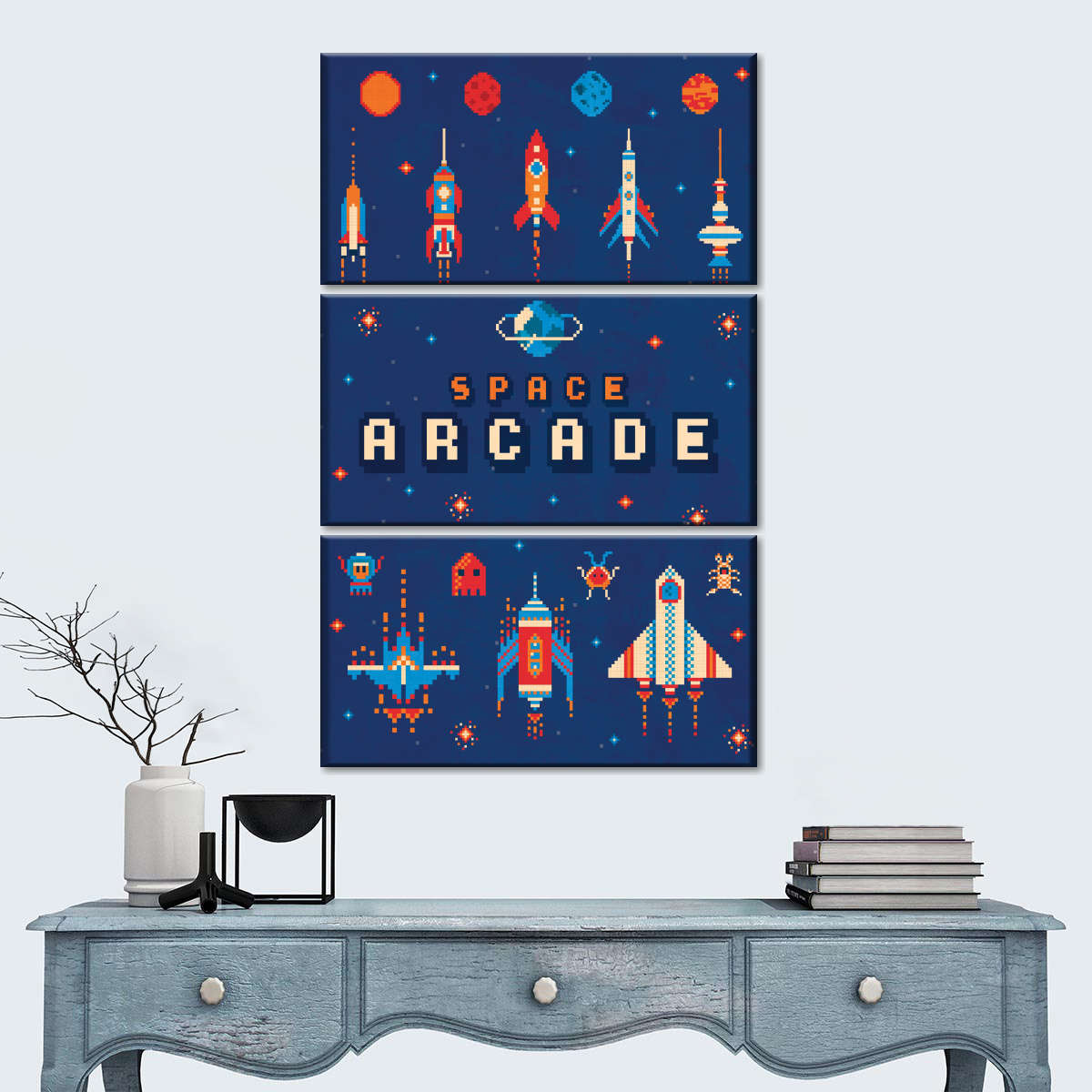 Raum Arcade Wandkunst