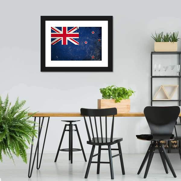New Zealand Flag Canvas Wall Art-3 Horizontal-Gallery Wrap-25" x 16"-Tiaracle