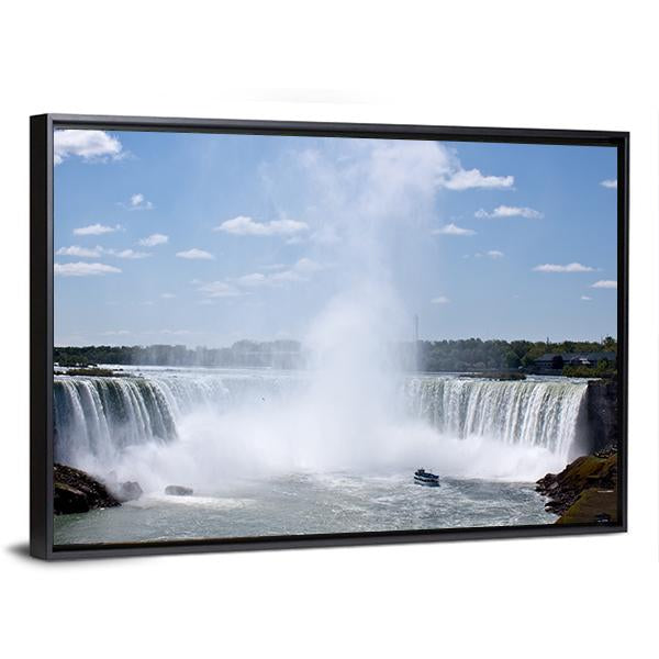 Niagara Falls Horseshoe Fall Canvas Wall Art-3 Horizontal-Gallery Wrap-25" x 16"-Tiaracle