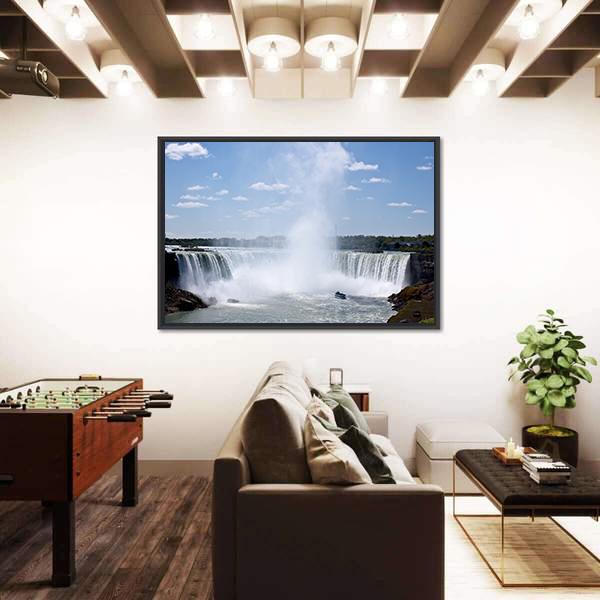 Niagara Falls Horseshoe Fall Canvas Wall Art-3 Horizontal-Gallery Wrap-25" x 16"-Tiaracle