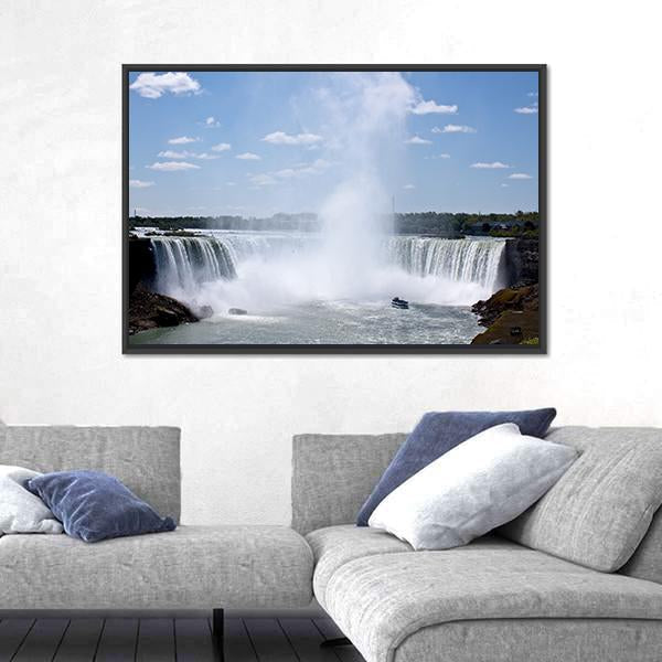 Niagara Falls Horseshoe Fall Canvas Wall Art-3 Horizontal-Gallery Wrap-25" x 16"-Tiaracle