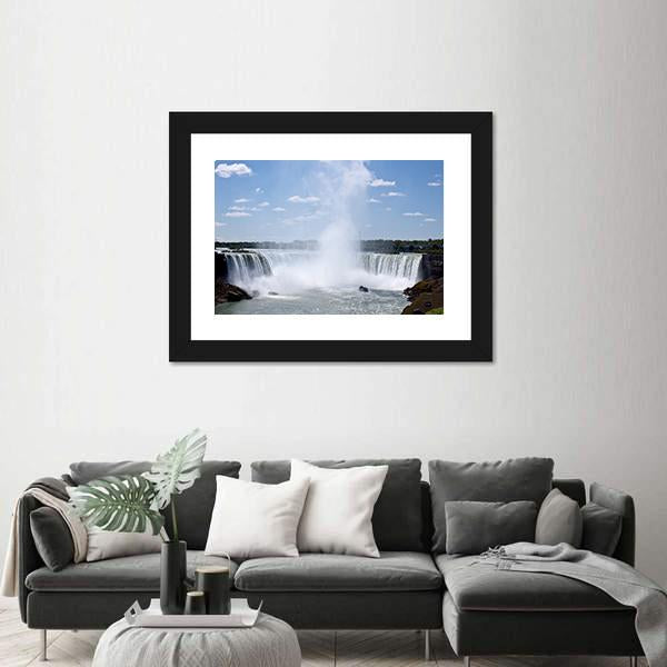 Niagara Falls Horseshoe Fall Canvas Wall Art-3 Horizontal-Gallery Wrap-25" x 16"-Tiaracle