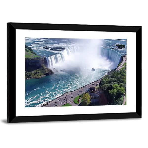 Niagara Falls In Ontario Canvas Wall Art-3 Horizontal-Gallery Wrap-25" x 16"-Tiaracle