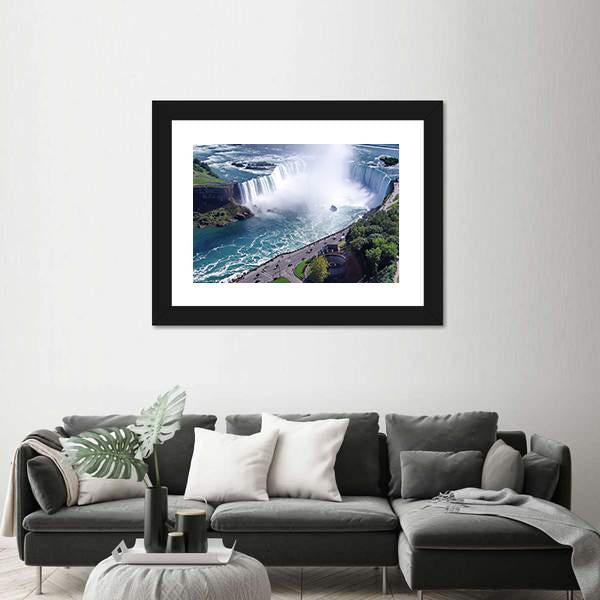 Niagara Falls In Ontario Canvas Wall Art-3 Horizontal-Gallery Wrap-25" x 16"-Tiaracle