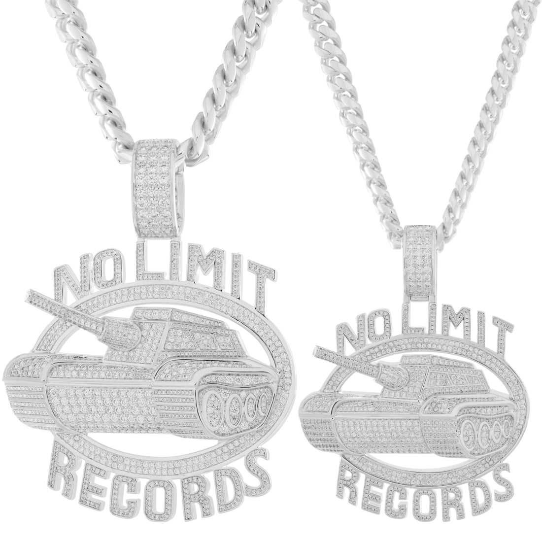 No Limit Records x King Ice - Iced 98 Logo Necklace