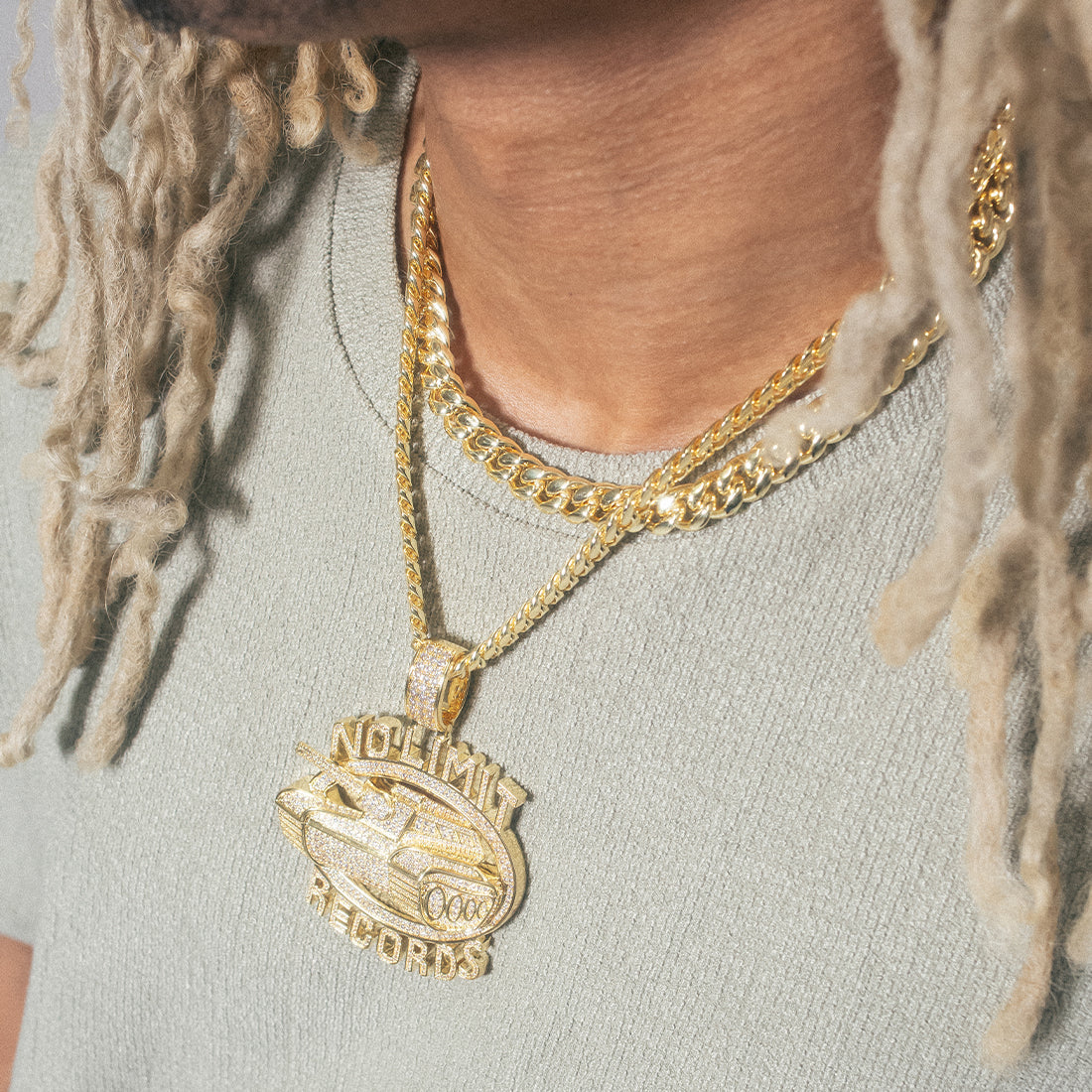 No Limit Records x King Ice - Iced 98 Logo Necklace
