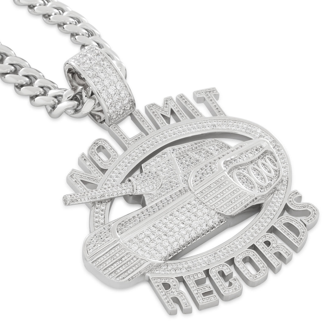 No Limit Records x King Ice - Iced 98 Logo Necklace