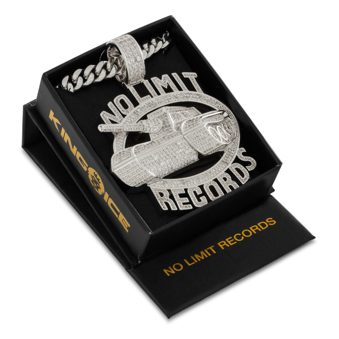 No Limit Records x King Ice - Iced 98 Logo Necklace