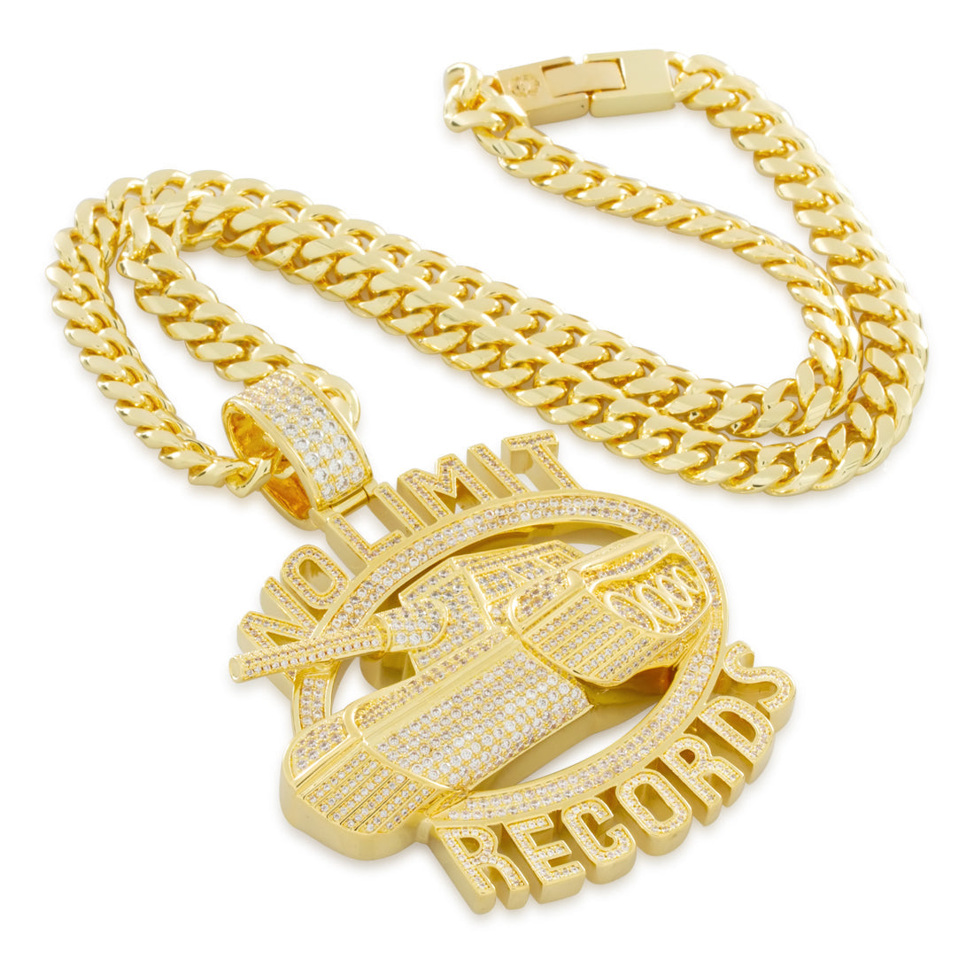 No Limit Records x King Ice - Iced 98 Logo Necklace