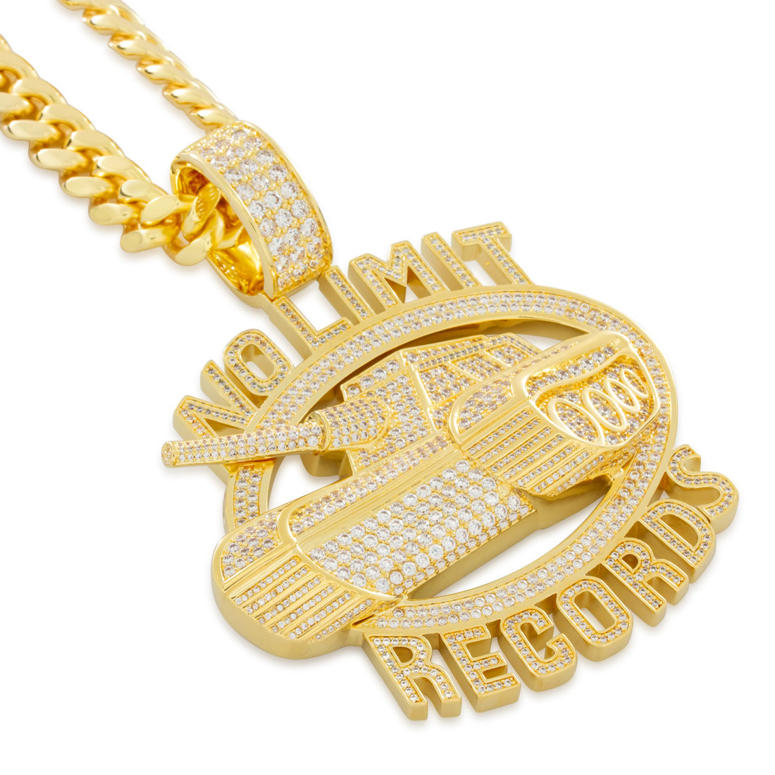 No Limit Records x King Ice - Iced 98 Logo Necklace