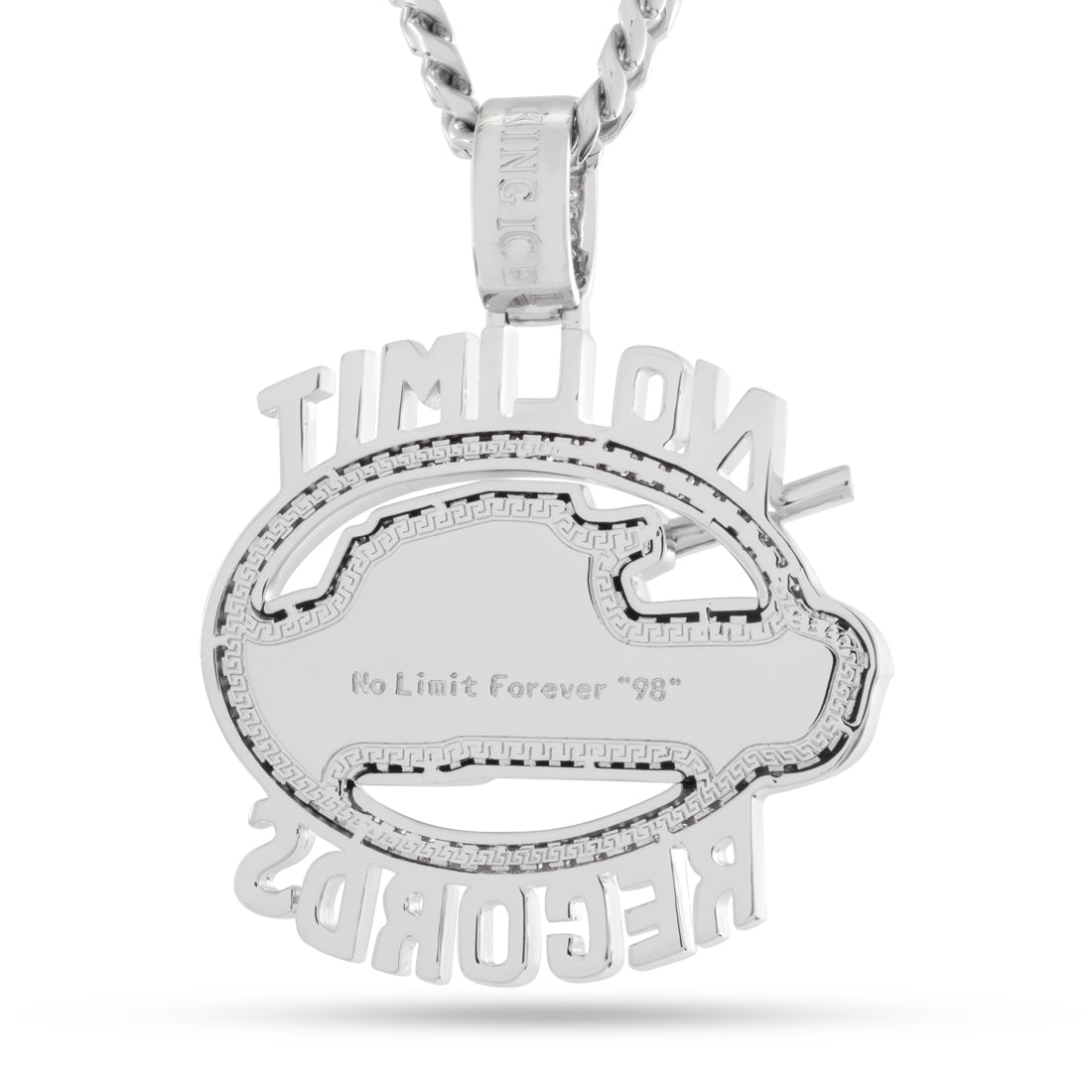 No Limit Records x King Ice - Iced 98 Logo Necklace