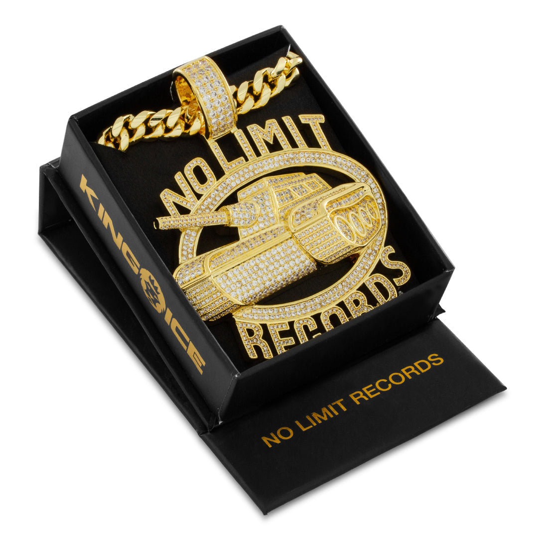 No Limit Records x King Ice - Iced 98 Logo Necklace