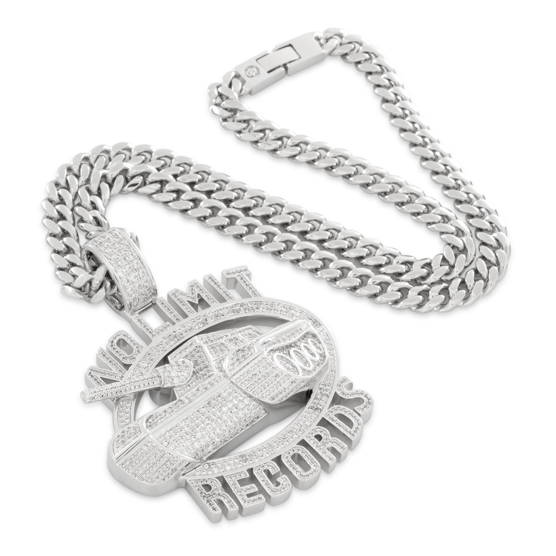 No Limit Records x King Ice - Iced 98 Logo Necklace