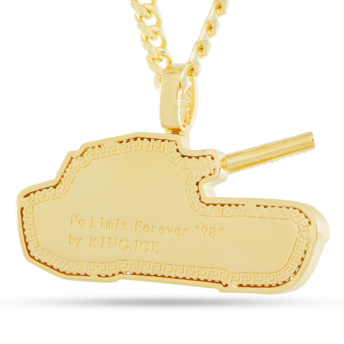 No Limit Records x King Ice - TRU Tank Necklace