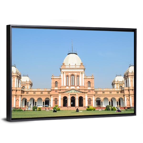 Noor Mahal Bahawalpur Canvas Wall Art-3 Horizontal-Gallery Wrap-25" x 16"-Tiaracle