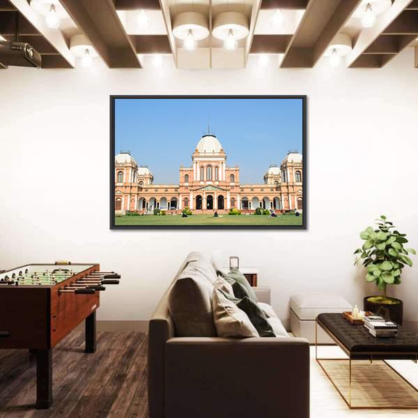 Noor Mahal Bahawalpur Canvas Wall Art-3 Horizontal-Gallery Wrap-25" x 16"-Tiaracle