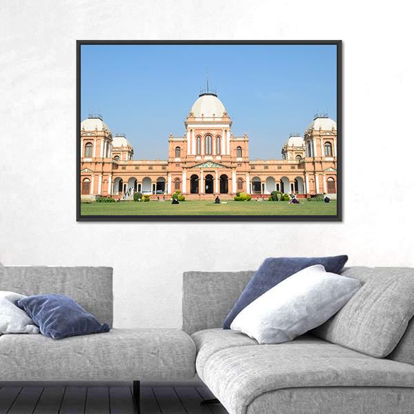 Noor Mahal Bahawalpur Canvas Wall Art-3 Horizontal-Gallery Wrap-25" x 16"-Tiaracle