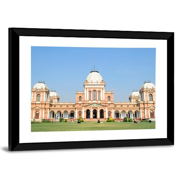 Noor Mahal Bahawalpur Canvas Wall Art-3 Horizontal-Gallery Wrap-25" x 16"-Tiaracle