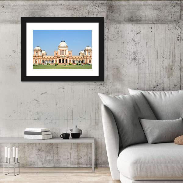 Noor Mahal Bahawalpur Canvas Wall Art-3 Horizontal-Gallery Wrap-25" x 16"-Tiaracle