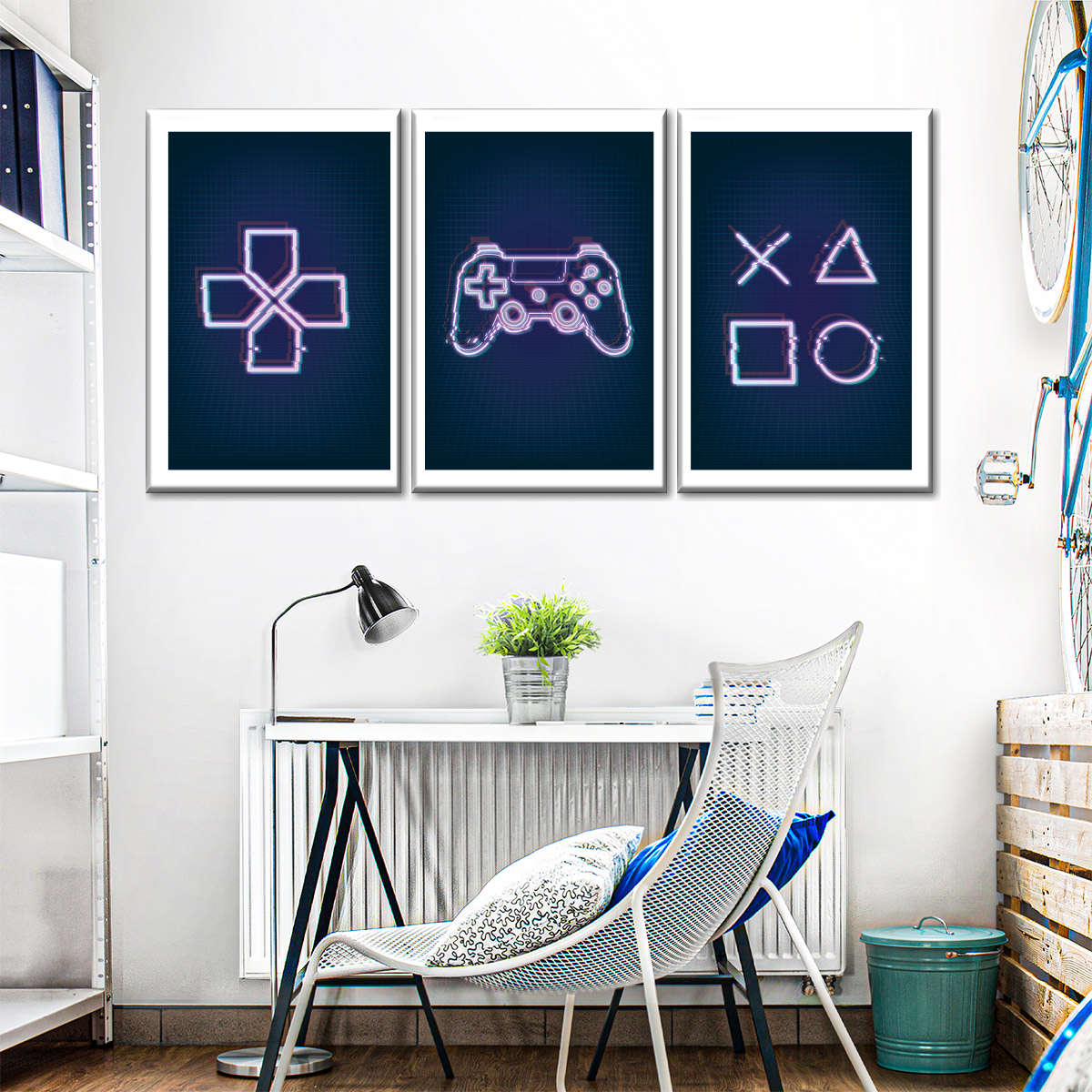 PlayStation Controller -Tasten Wandkunst