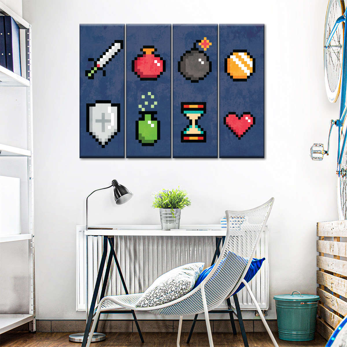 Minecraft -Ikonen Wandkunst